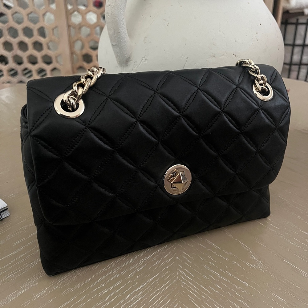 Kate Spade Quilted Shoulder Bag with Chain